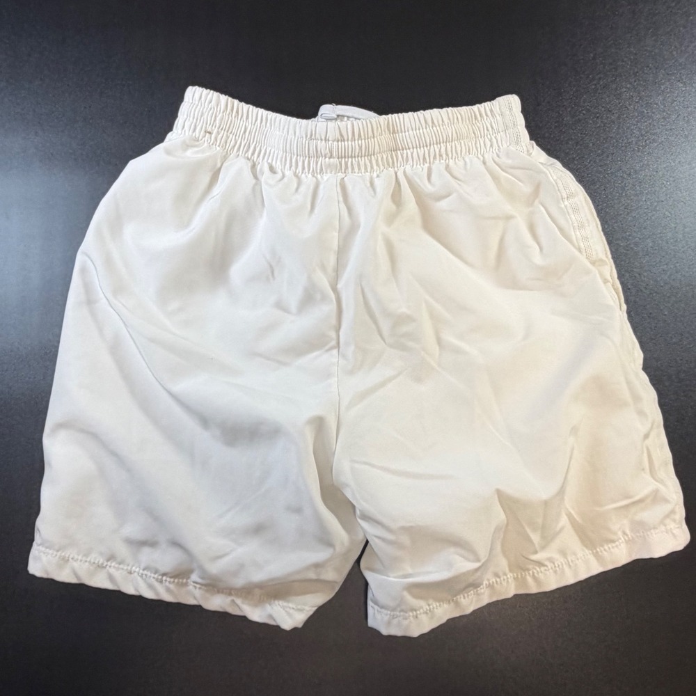 Nike Kids Dri-FIT Athletic Shorts White Mesh Lined Elastic Waist Sportswear Med - Picture 6 of 10